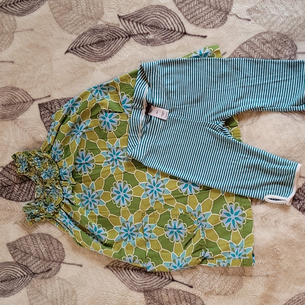 Tea Collection Dress and Capri Set, Size 3